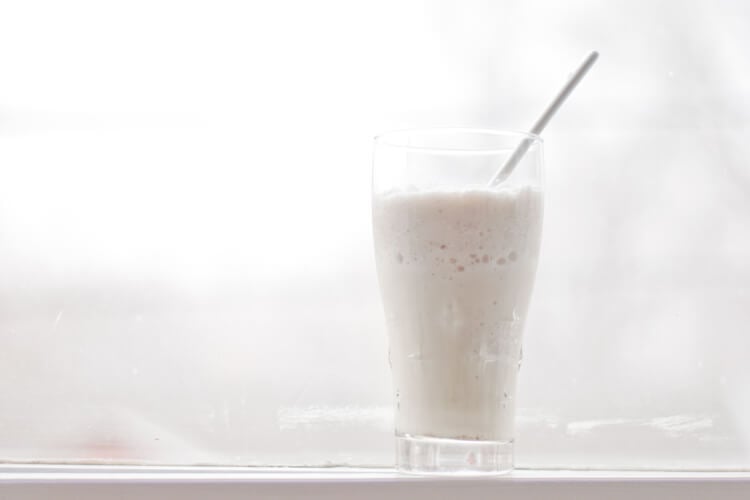 eggnog milkshake