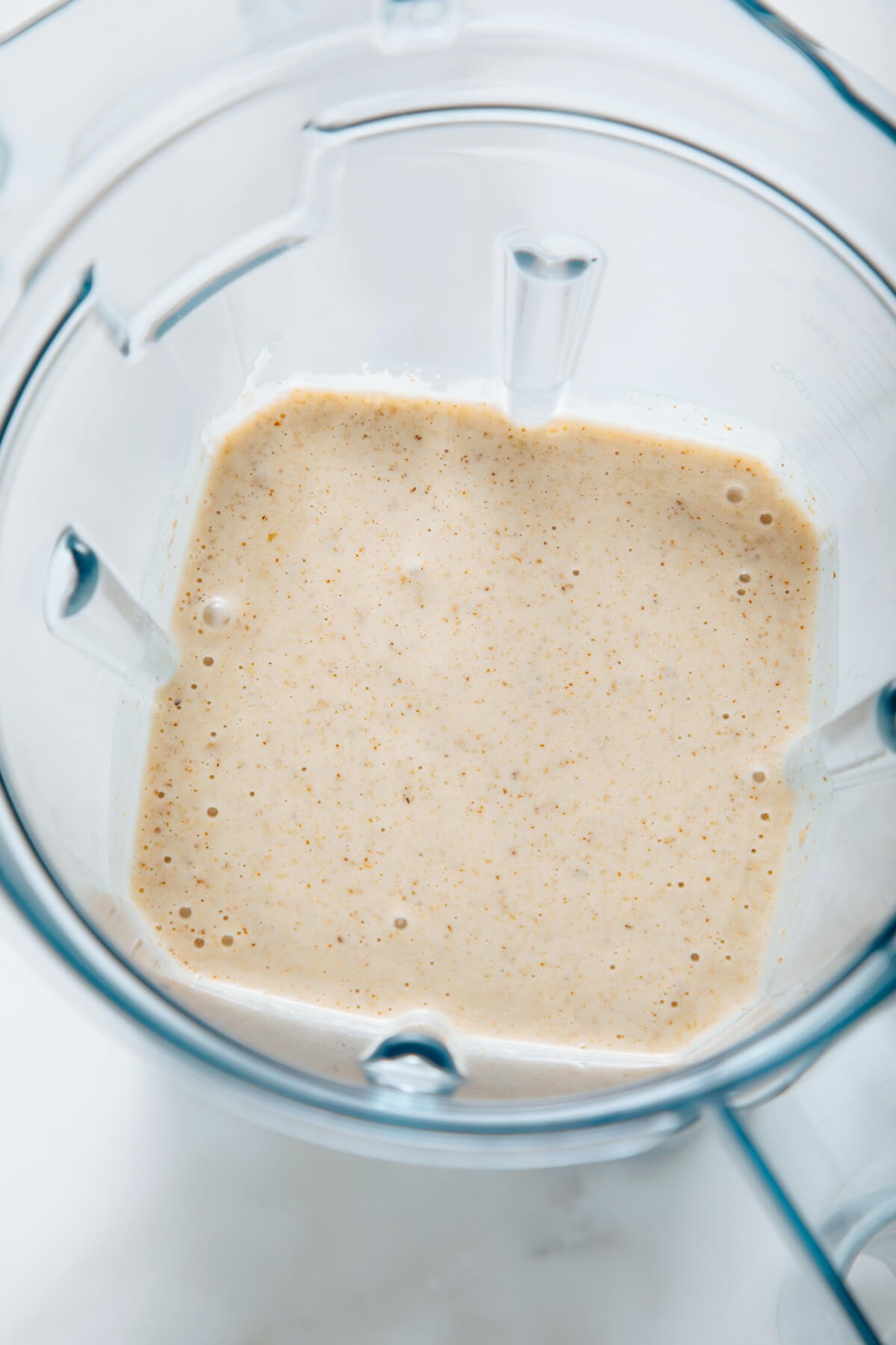 blended banana smoothie