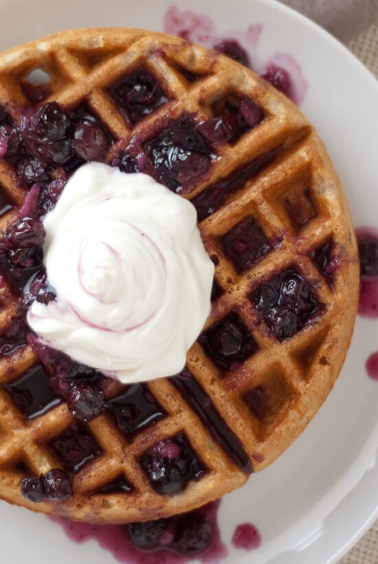whole wheat waffles from green market baking book