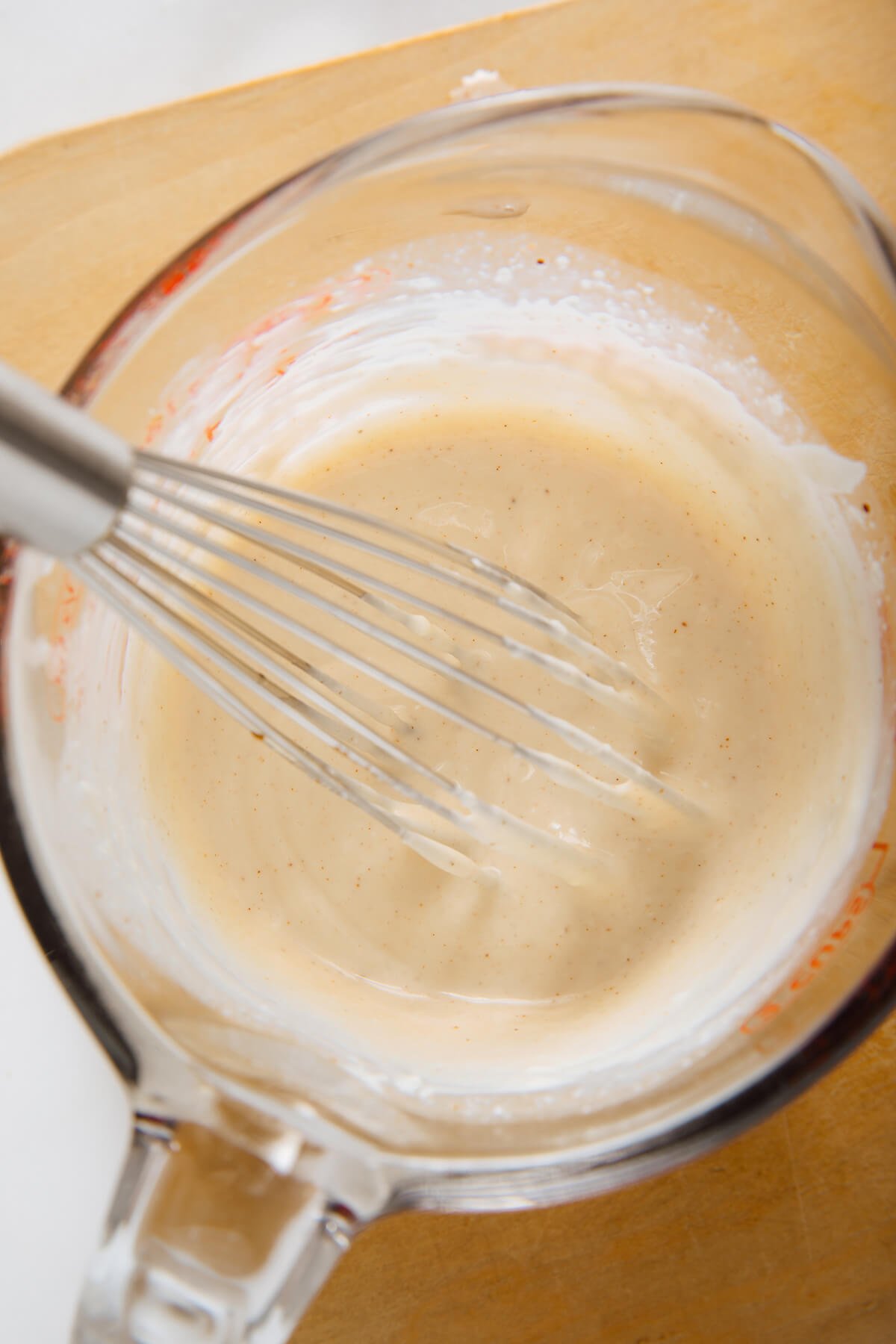 optional cream cheese topping