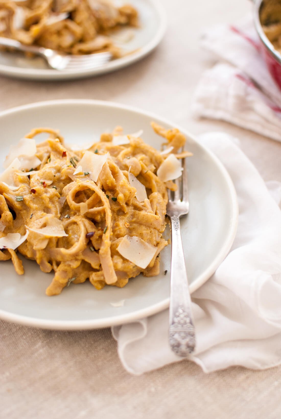 Pumpkin Fettuccine Alfredo