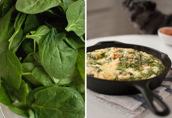 spinach frittata spinach frittata