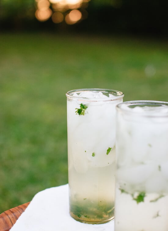 Lemon-basil mojito - cookieandkate.com