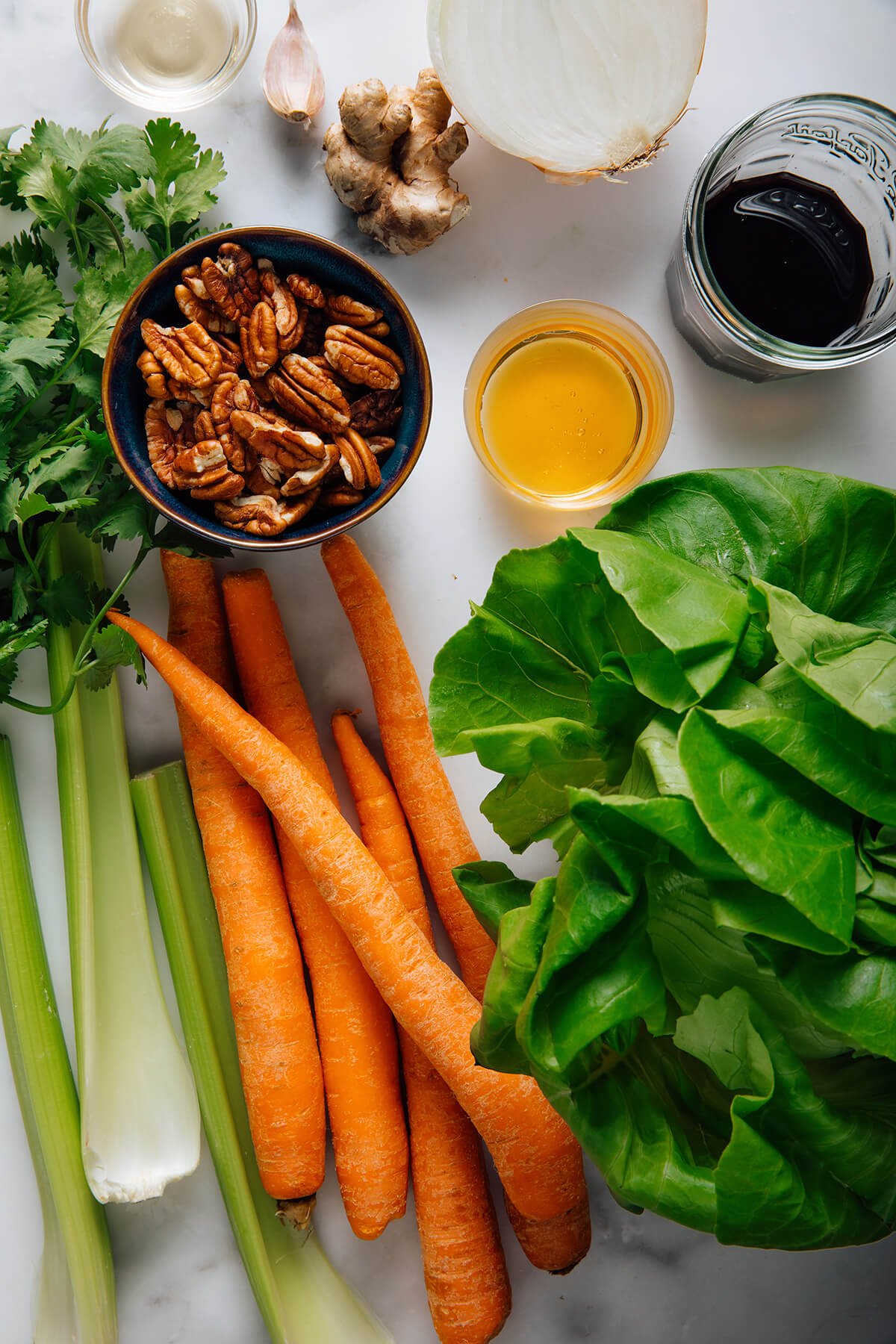 Thai lettuce wrap ingredients