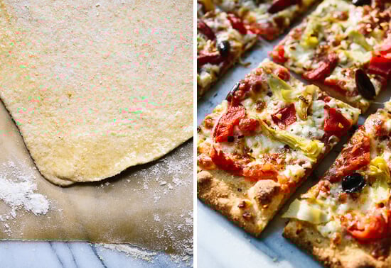 Greek pizza ingredients