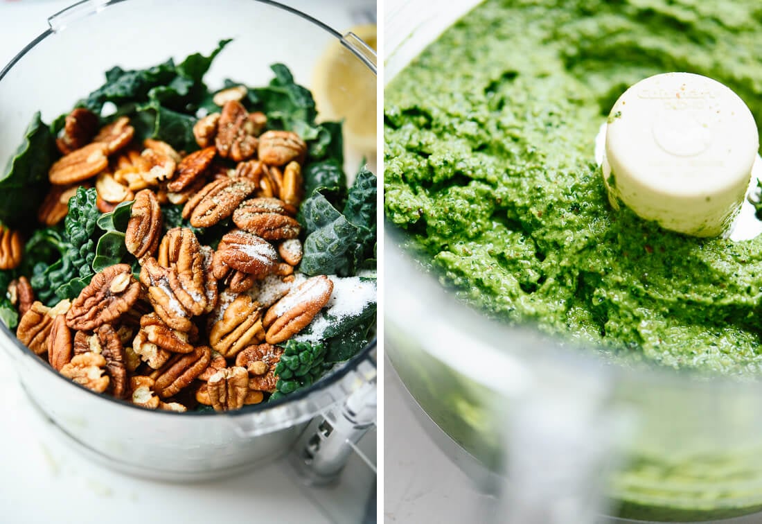 kale pecan pesto