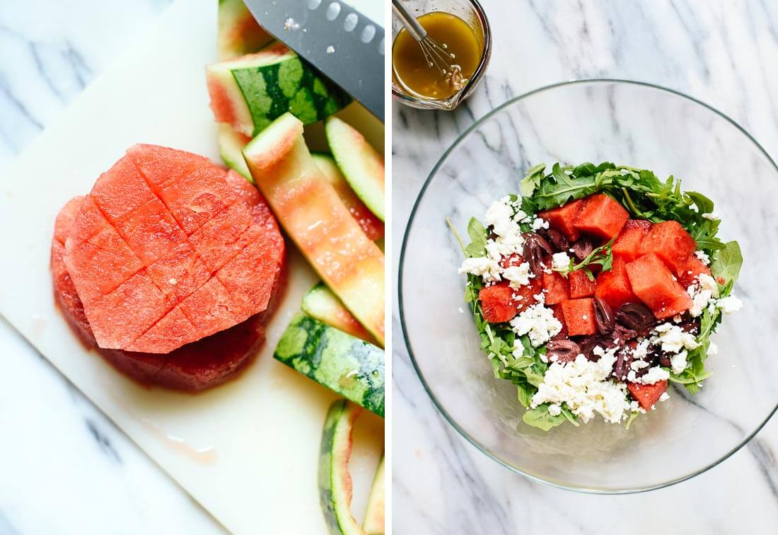 how to make watermelon salad