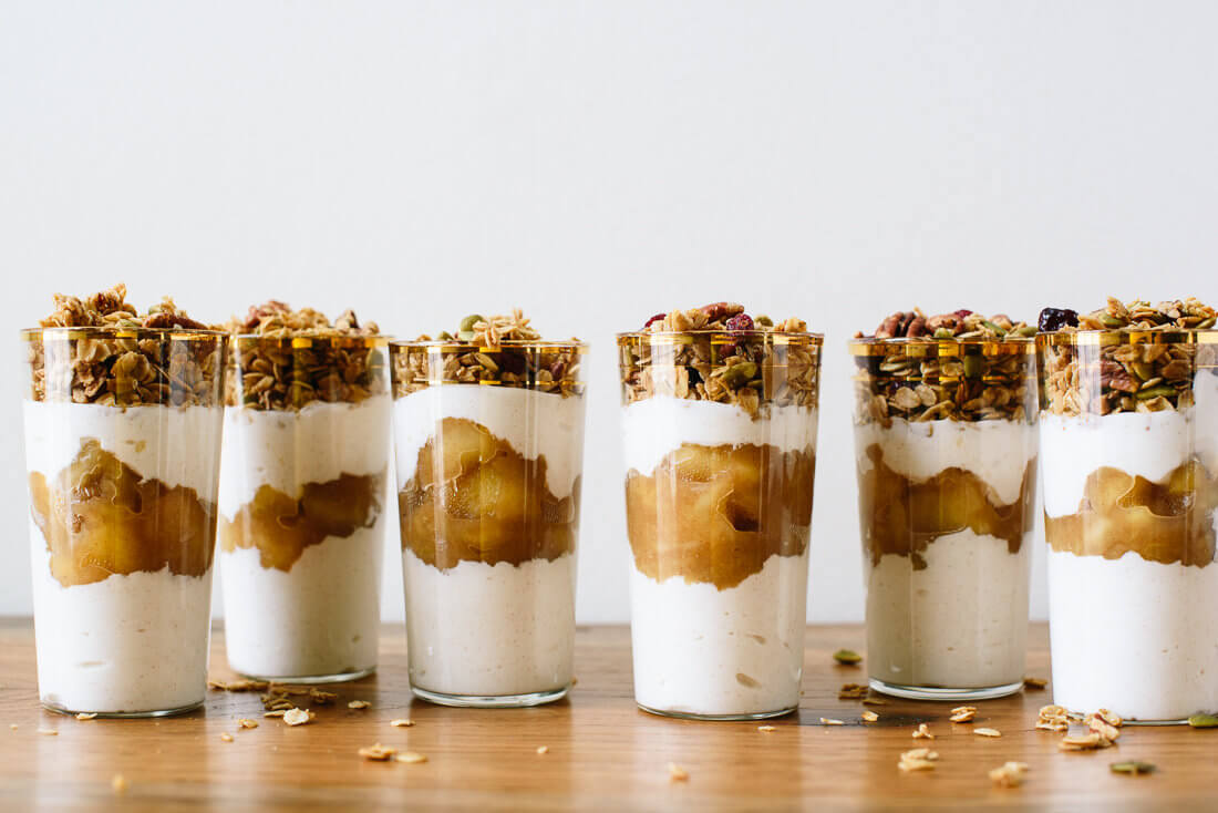 Apple Crisp Breakfast Parfaits