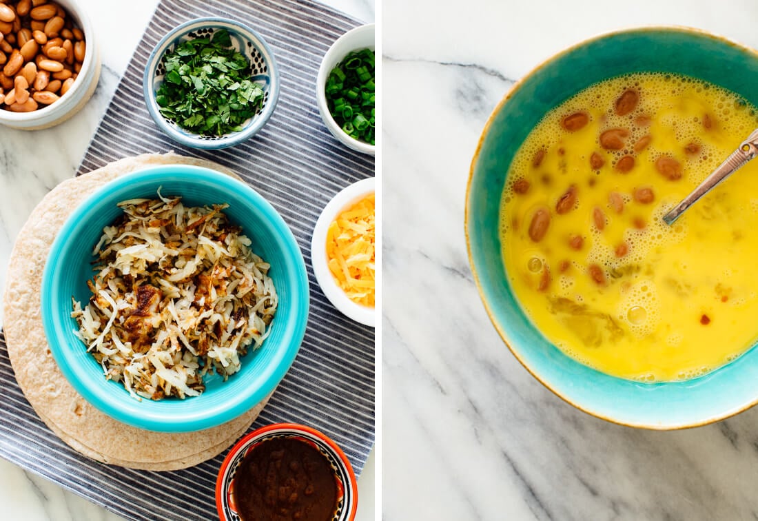 breakfast burrito ingredients