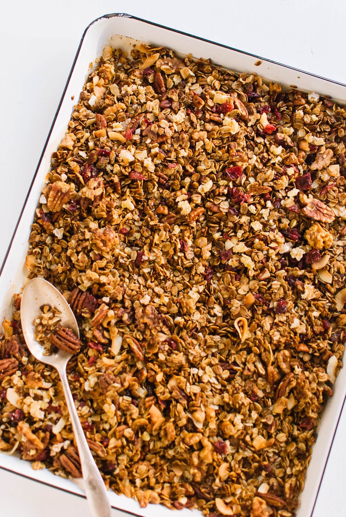 Healthy homemade gingerbread granola from cookieandkate.com Healthy homemade gingerbread granola