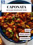 caponata (Sicilian eggplant dish)
