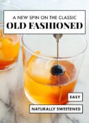 old fashioned drink
