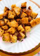 homemade croutons