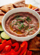 Kalamata white bean dip