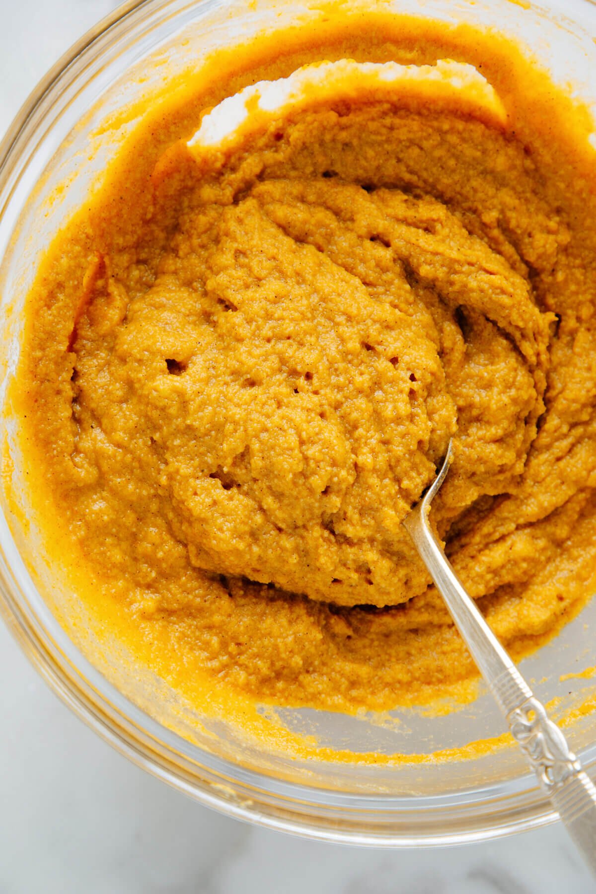 gluten-free pumpkin muffin batter