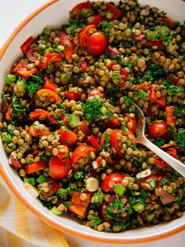 classic lentil salad