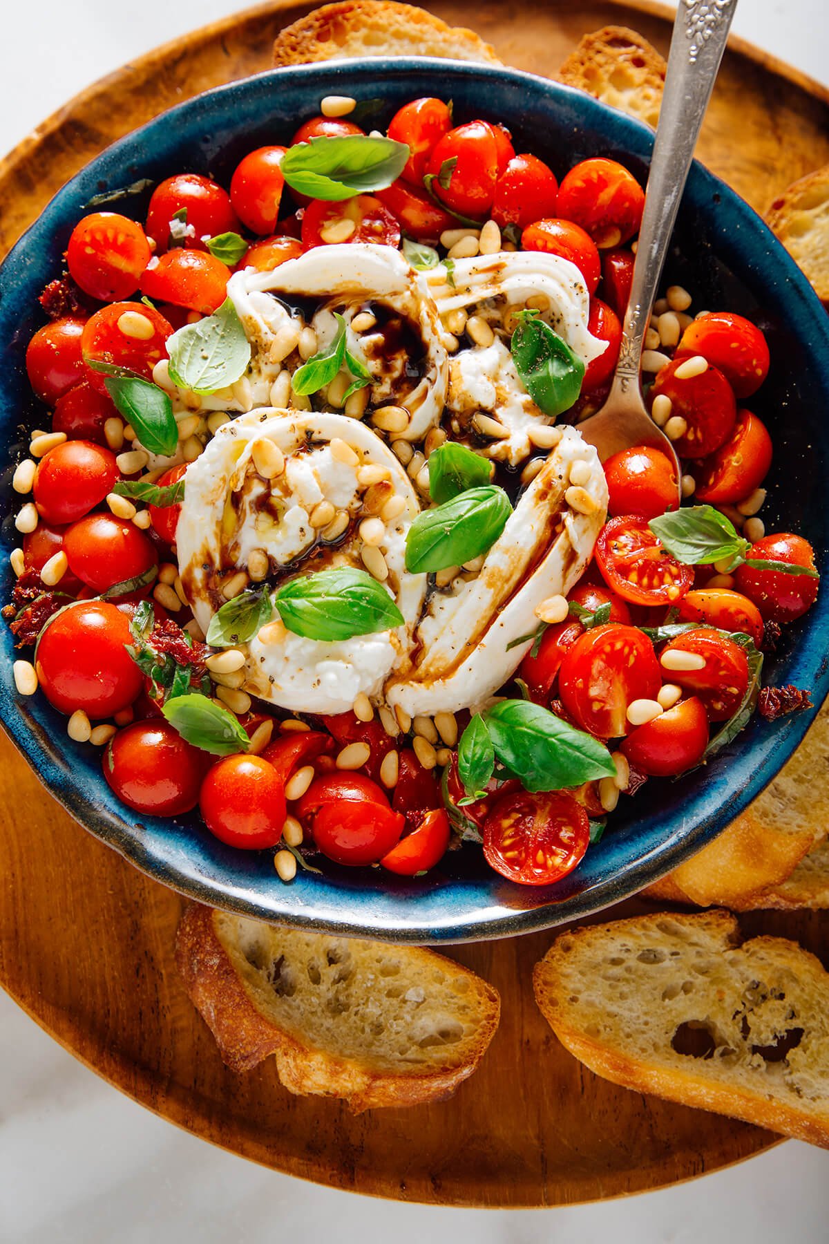 burrata with tomatoes recipe