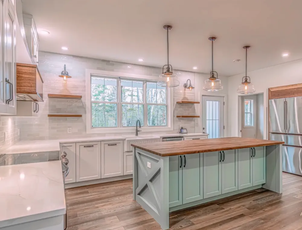 Showcase of kitchen cabinetry