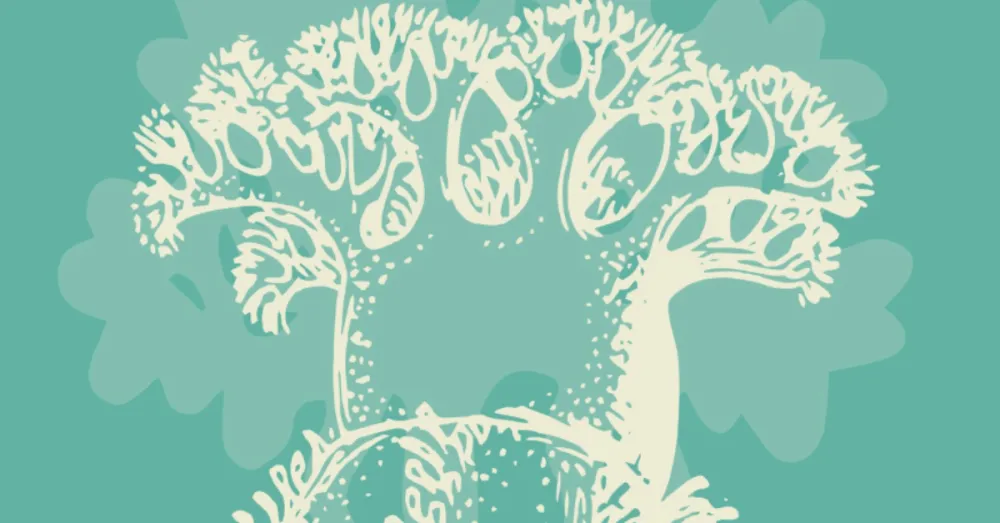 Illustration of a sea cucumber on the ocean