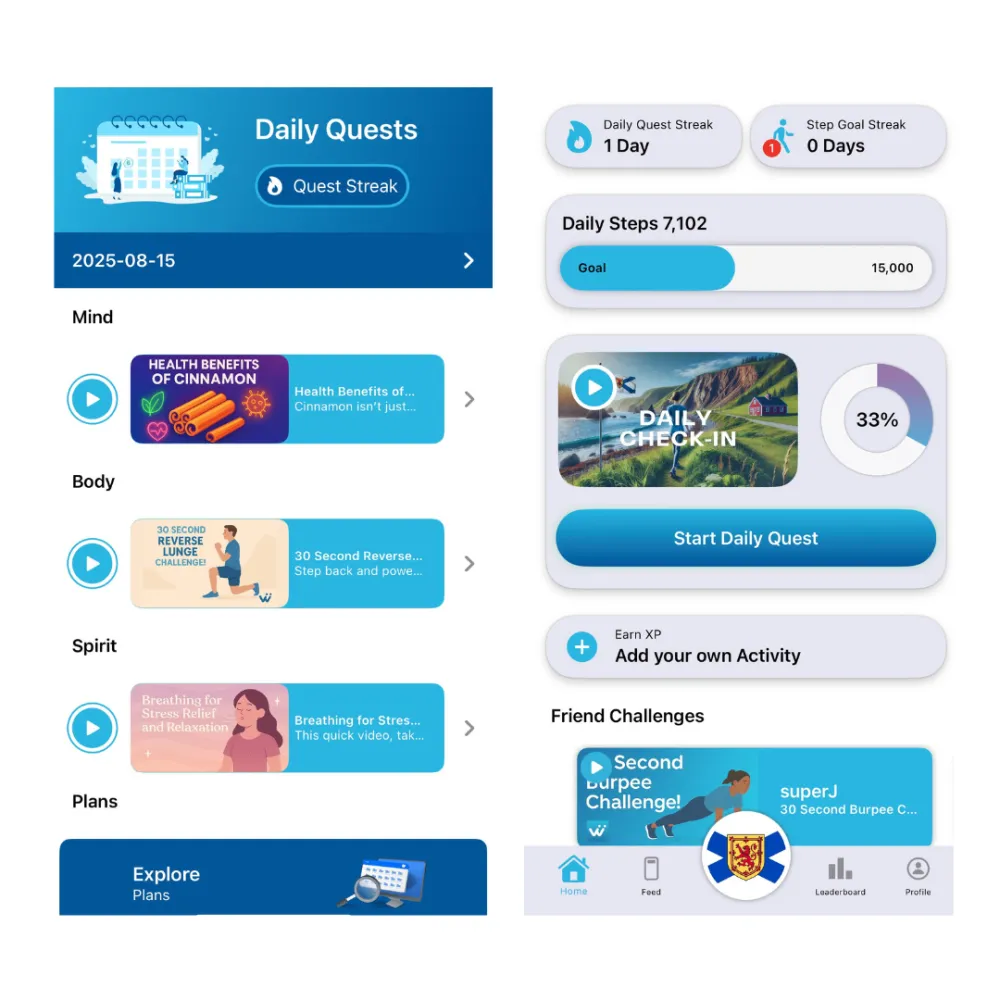 Wellnify.ai screenshots from app