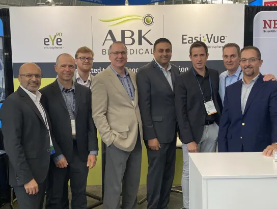 ABK Biomedical team at SIR2025 scientific research trade show