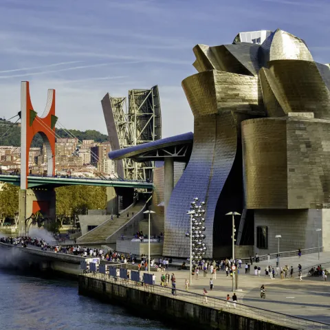 Bilbao, Spain. Photo of Guggenheim.