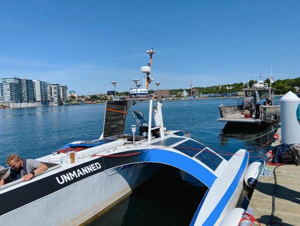 COVE Demo Day: Showing an ABCO built Landing Craft and the Mayflower Autonomous Ship in Halifax Harbour