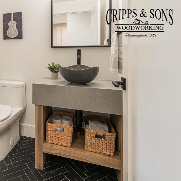 Bathroom cabinets made by Cripps & Sons Woodworking 3