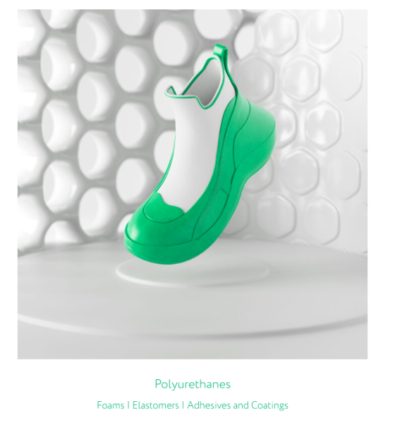 Graphic depicting OzoneBio's Polyurethanes Foams | Elastomers | Adhesives and Coatings