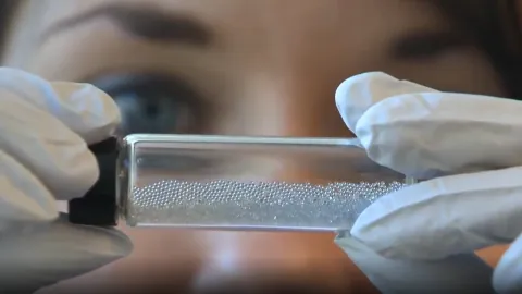 Manufacturing Production of proprietary glass microspheres began in Halifax, Nova Scotia.  Delivery System 1st Generation delivery system was developed for bland microspheres.