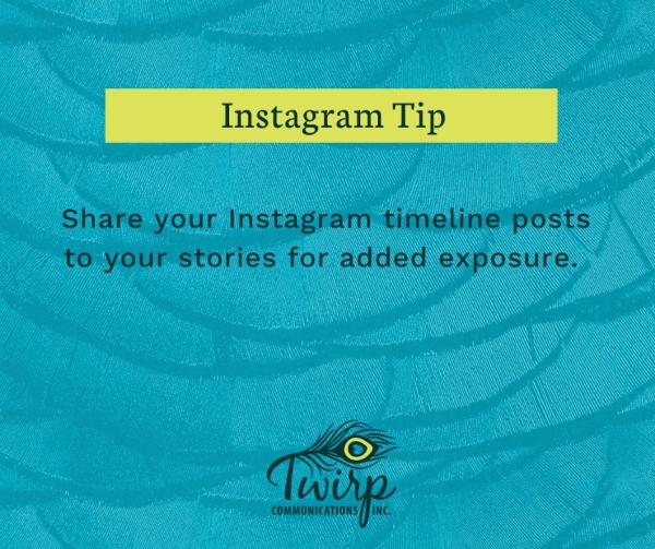 Social Media Tip 7: Posts to Stories