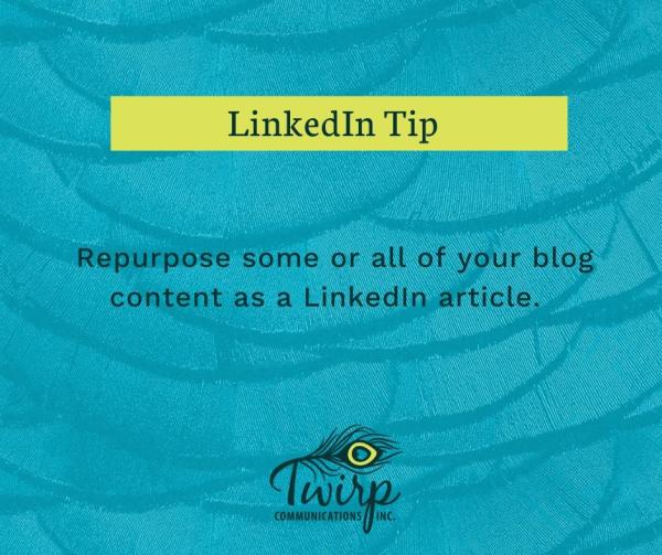Social Media Tip 4: Repurpose