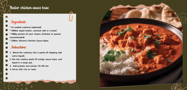 Recipe for butter chicken