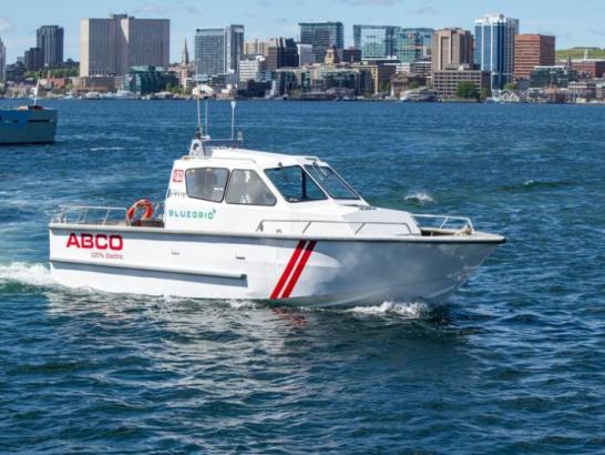 ABCO boat on Halifax Harbour