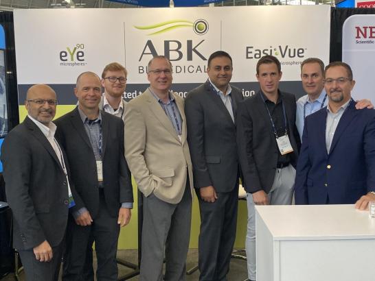 ABK Biomedical team at SIR2025 scientific research trade show