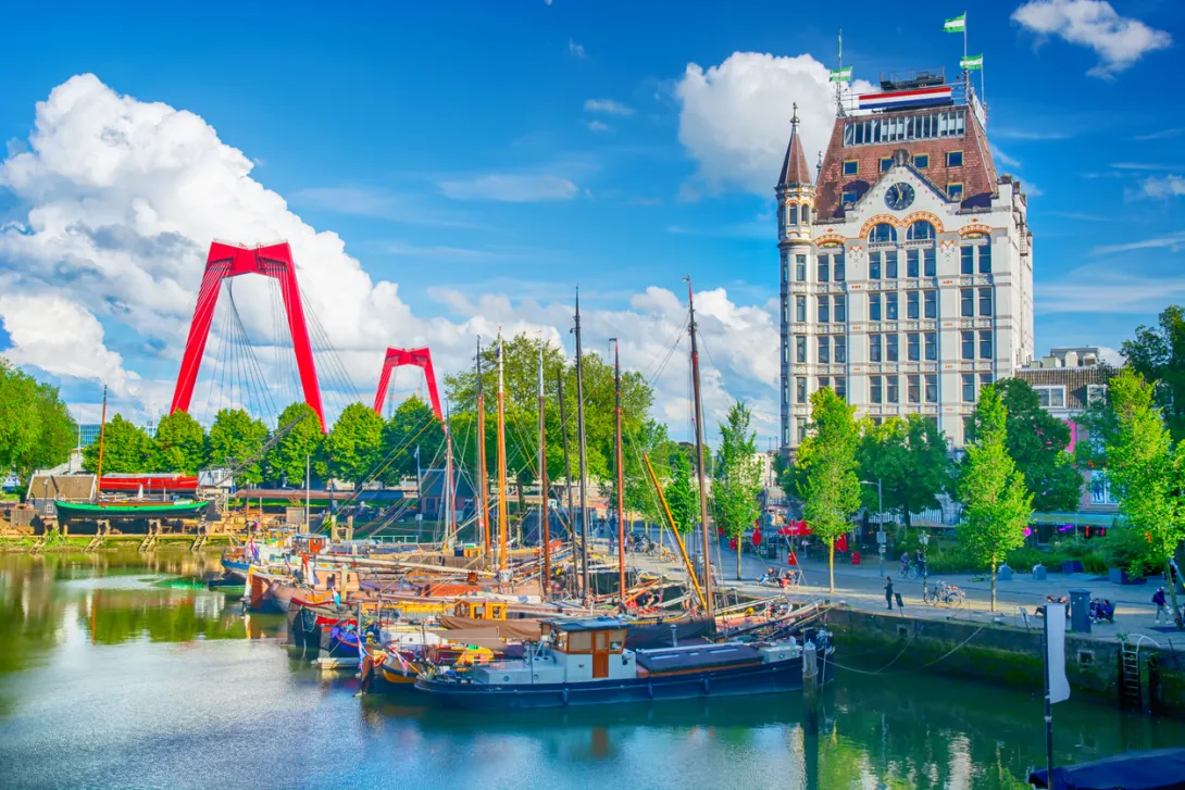Old Port in Rotterdam, The Netherlands